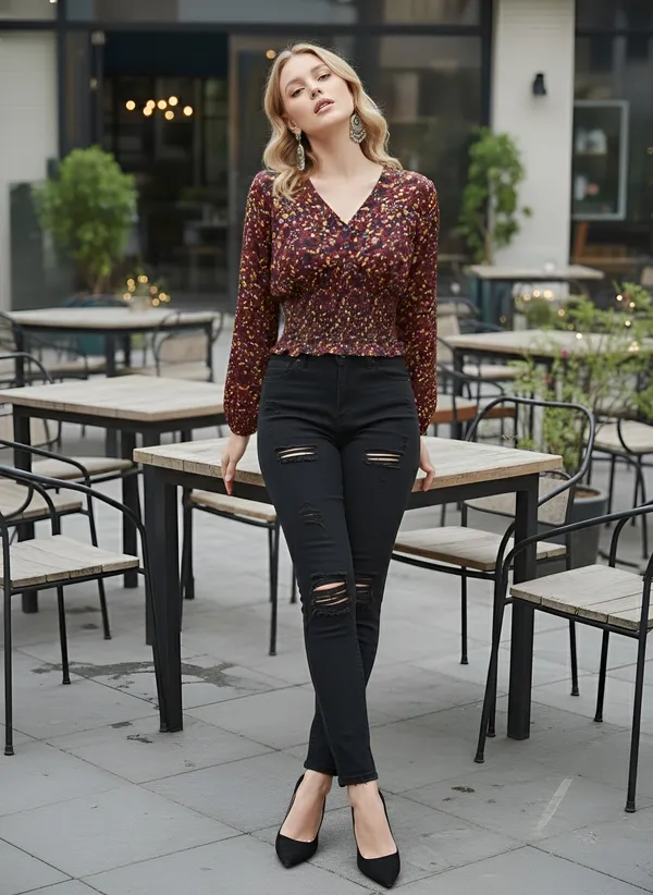 Multicolor_Polyester_Printed_Top_For_Women