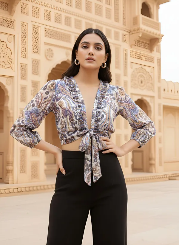 Multicolor_Poly_Silk_Printed_Top_For_Women
