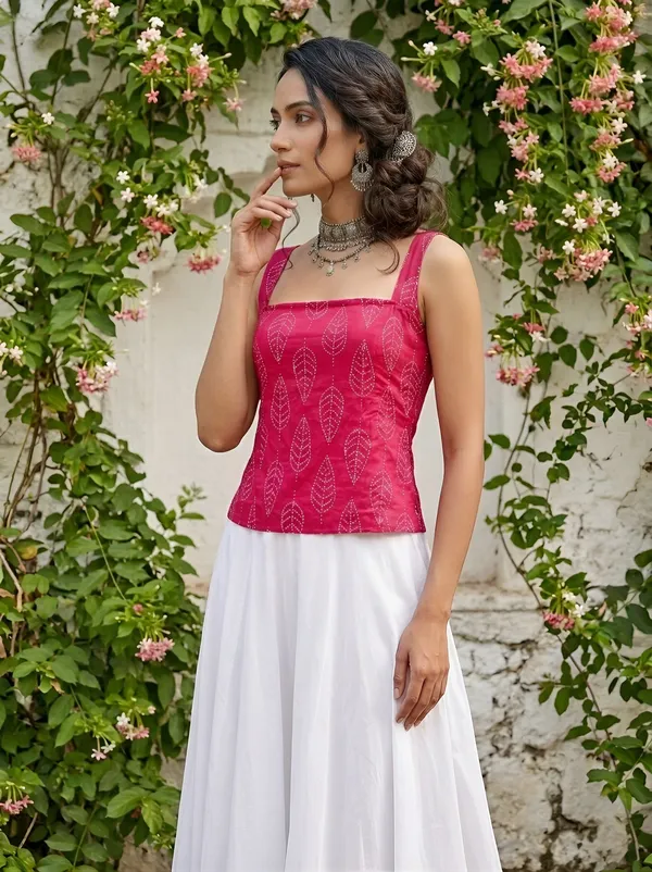 Pink_Pure_Cotton_Printed_Top_For_Women