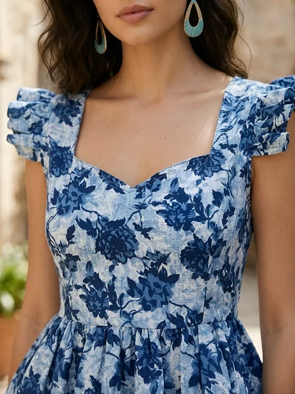 Blue_Pure_Cotton_Printed_Top_For_Women