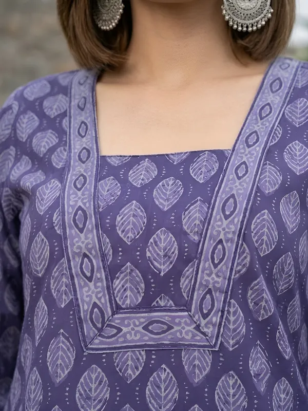 Purple__Pure_Cotton_Printed_Tunic_For_Women