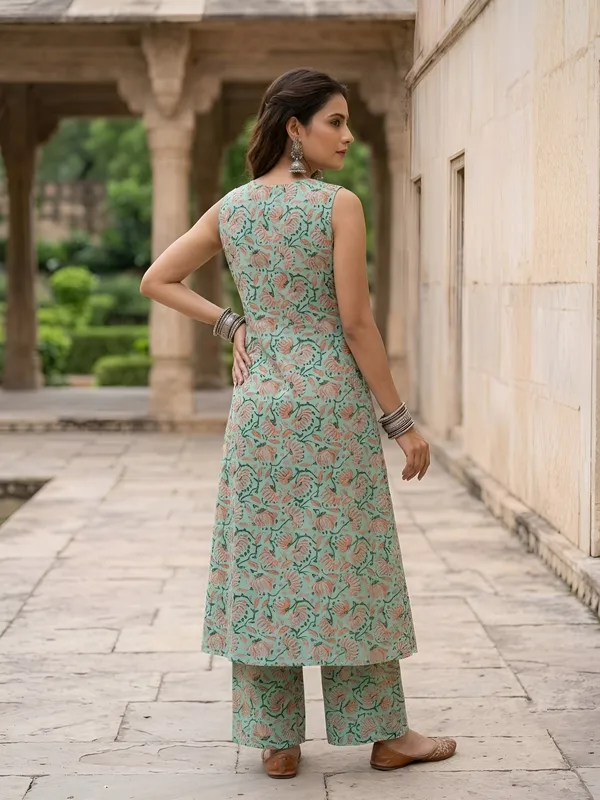 Green_Printed_Co-Ord_Set_for_Women