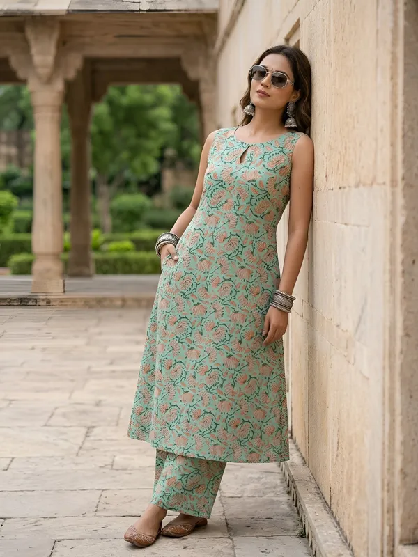 Green_Printed_Co-Ord_Set_for_Women