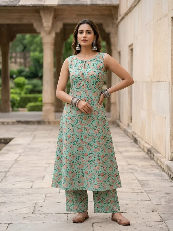 Green_Printed_Co-Ord_Set_for_Women