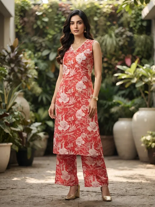 Peach_Printed_Co-Ord_Set_for_Women