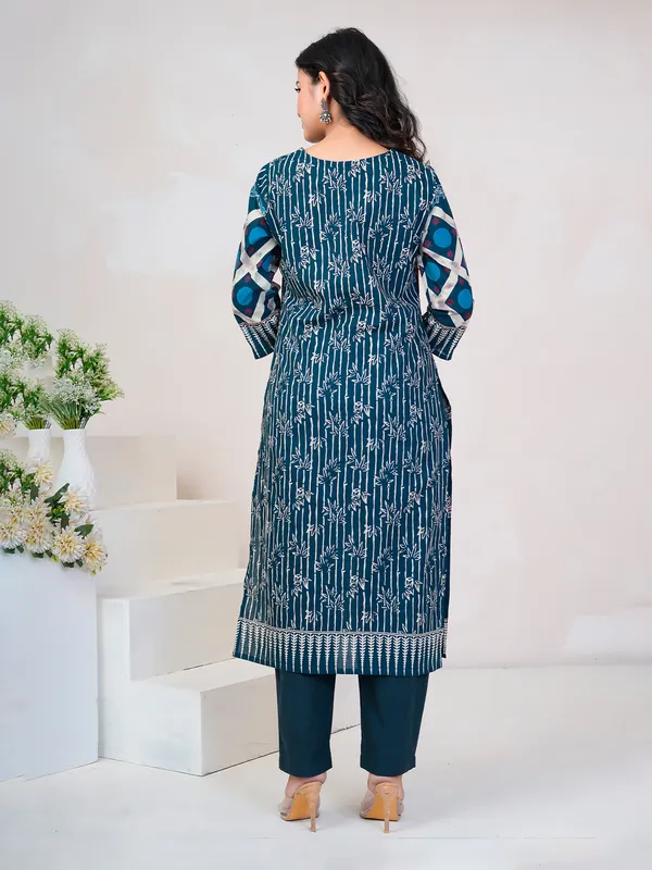 Blue_Printed_Straight_Kurta_Trousers_With_Dupatta_Set