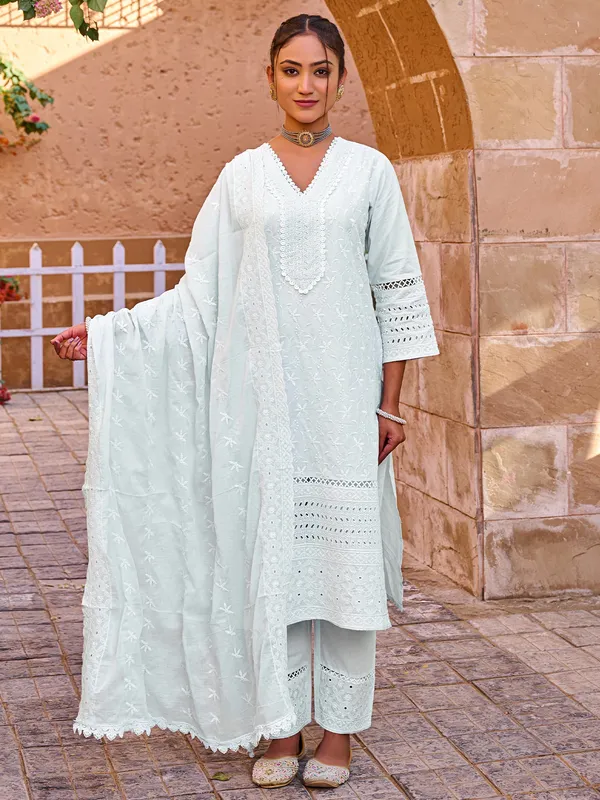Blue_Embroidered_Straight_Kurta_Trousers_With_Dupatta_set