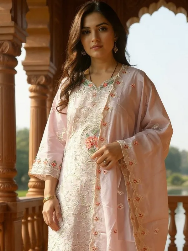 Lavender_Embroidered_Pure_Cotton_Kurta_Trouser_Dupatta_Set