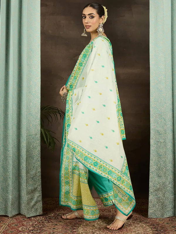 Sea_Green_Embroidered_Pure_Cotton_Kurta_Trouser_Dupatta_Set