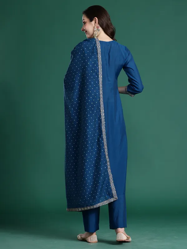 Blue_Embroidered_Straight_Kurta_Trousers_With_Dupatta_set