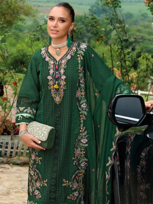 Green_Embroidered_Straight_Kurta_Trousers_With_Dupatta_Set