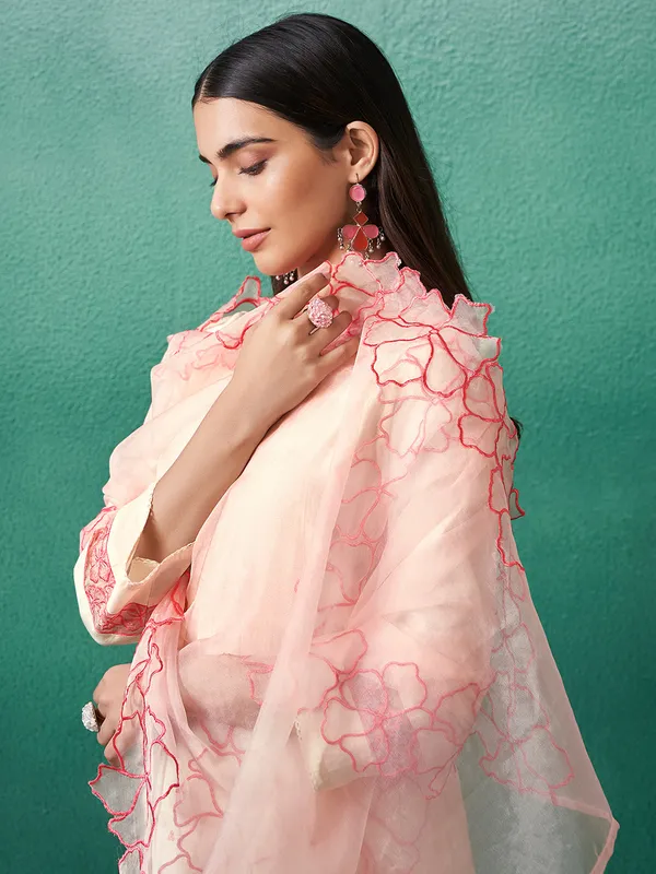 Off_White_Embroidered_Silk_Blend_Kurta_Trouser_Dupatta_Set