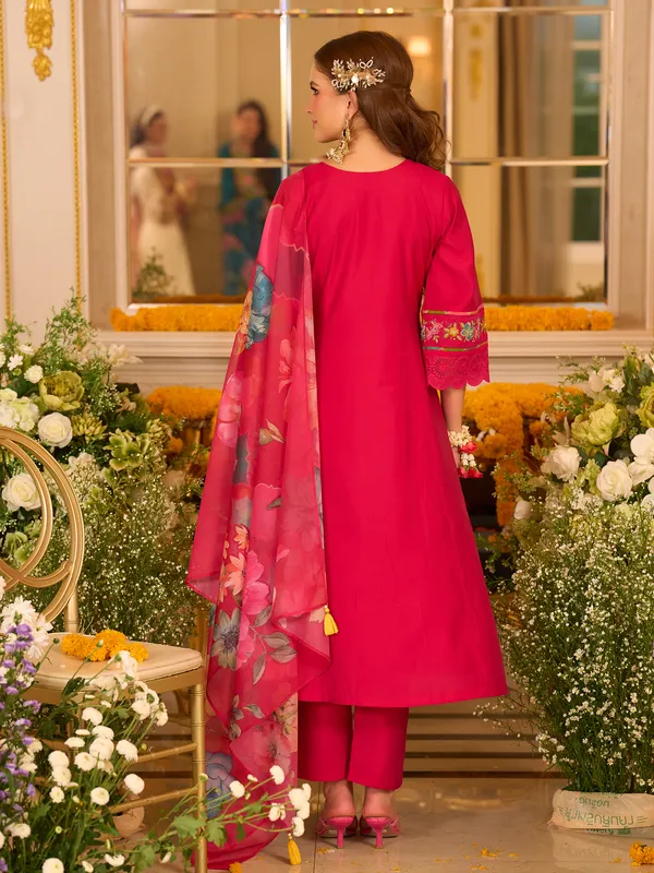 Pink_Embroidered_Silk_Kurta_Trouser_Dupatta_Set
