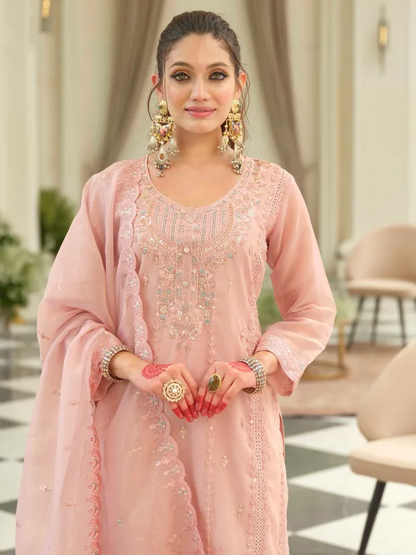 Pink_Embroidered_Silk_Kurta_Trouser_Dupatta_Set