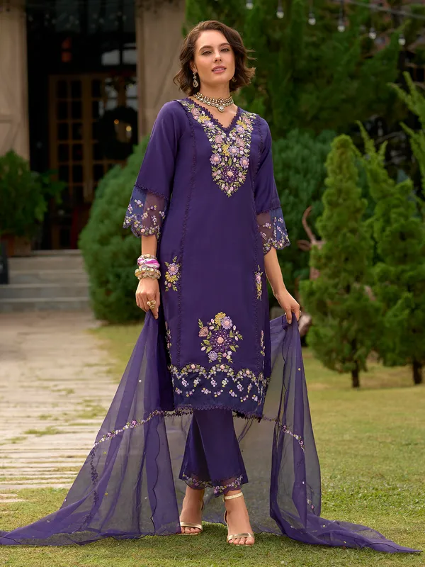 Purple_Embroidered_Straight_Kurta_Trousers_With_Dupatta_set