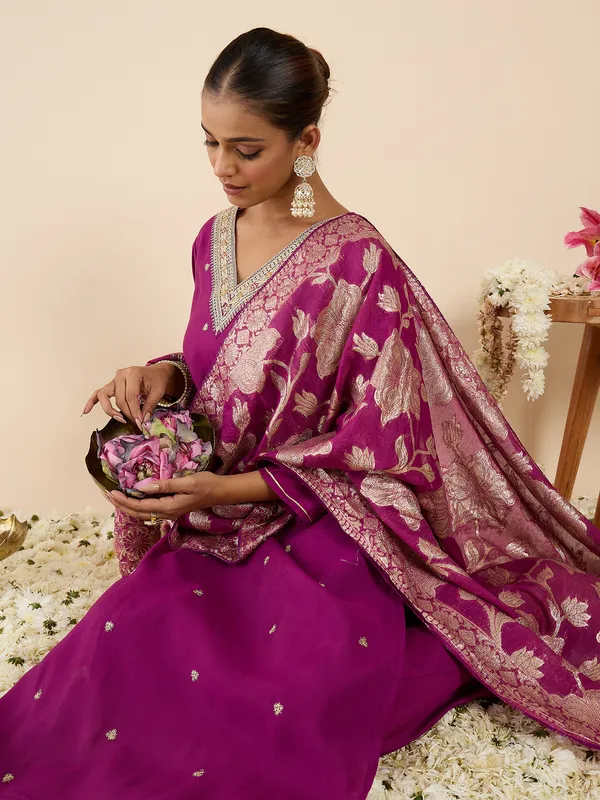 Purple_Embroidered_Straight_Kurta_Trousers_With_Dupatta_set