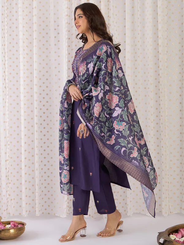 Purple_Embroidered_Silk_Kurta_Trouser_Dupatta_Set