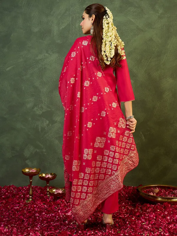 Pink_Embroidered_Silk_Kurta_Trouser_Dupatta_Set