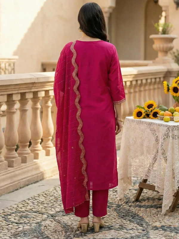Pink_Embroidered_Straight_Kurta_Trousers_With_Dupatta_Set