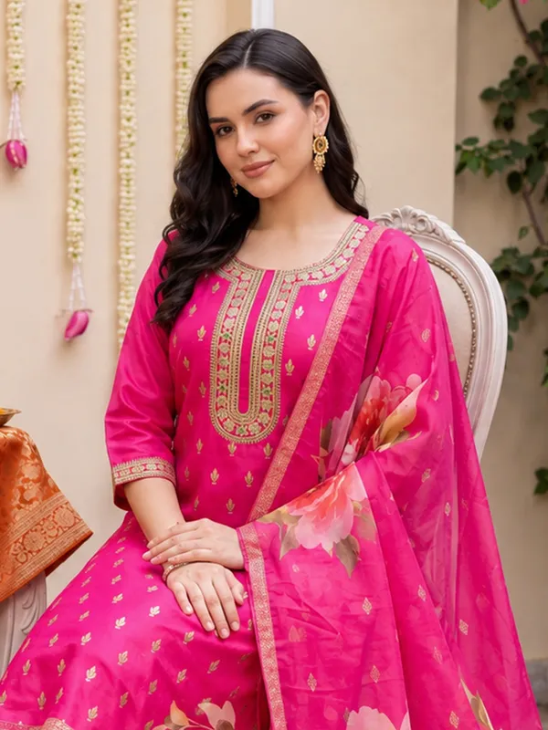 Pink_Embroidered_Straight_Kurta_Trousers_With_Dupatta_Set