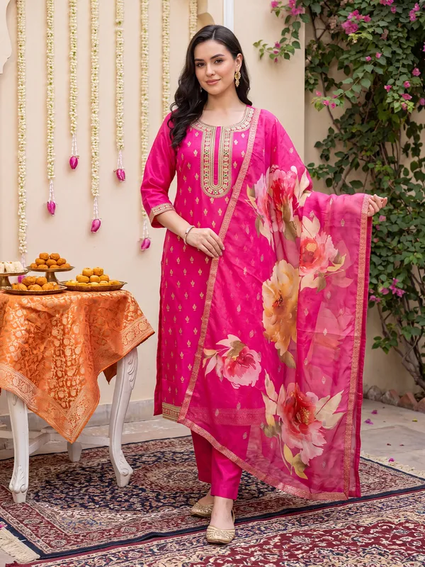 Pink_Embroidered_Straight_Kurta_Trousers_With_Dupatta_Set
