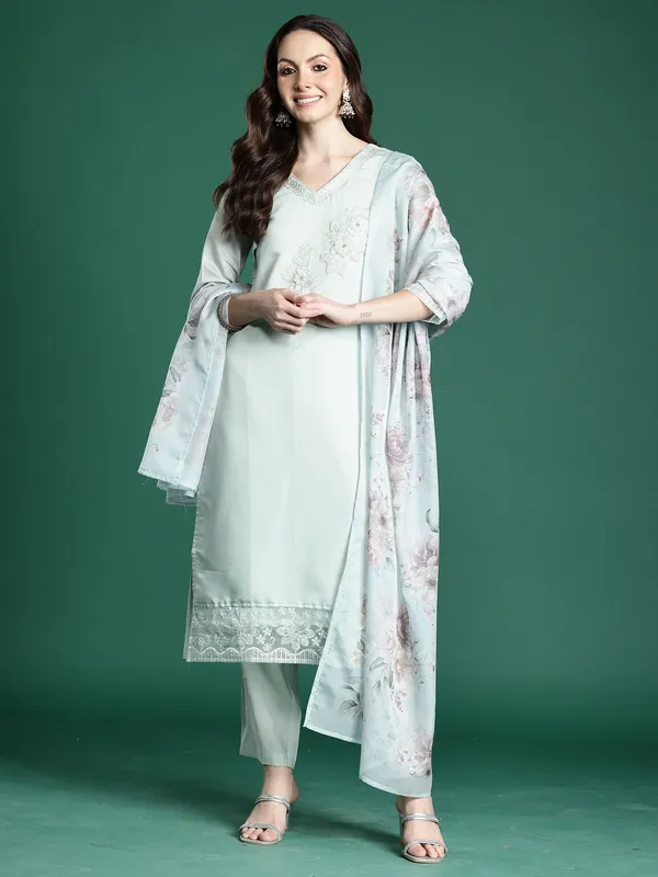 Sea_Green_Embroidered_Silk_Kurta_Trouser_Dupatta_Set