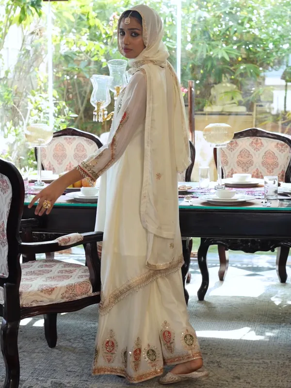 White_Embroidered_Chinon_Kurta_Trouser_Dupatta_Set