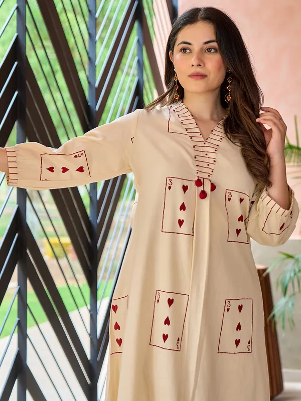 Off_White_Embroidered_Pure_Cotton_Kurta_Trouser_Set