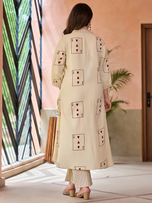 Off_White_Embroidered_Pure_Cotton_Kurta_Trouser_Set