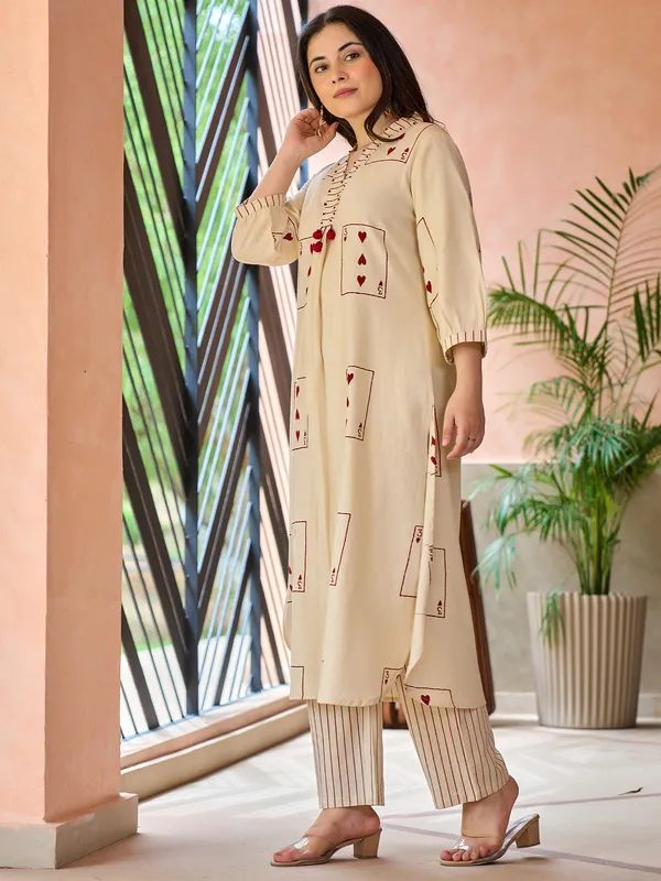 Off_White_Embroidered_Pure_Cotton_Kurta_Trouser_Set