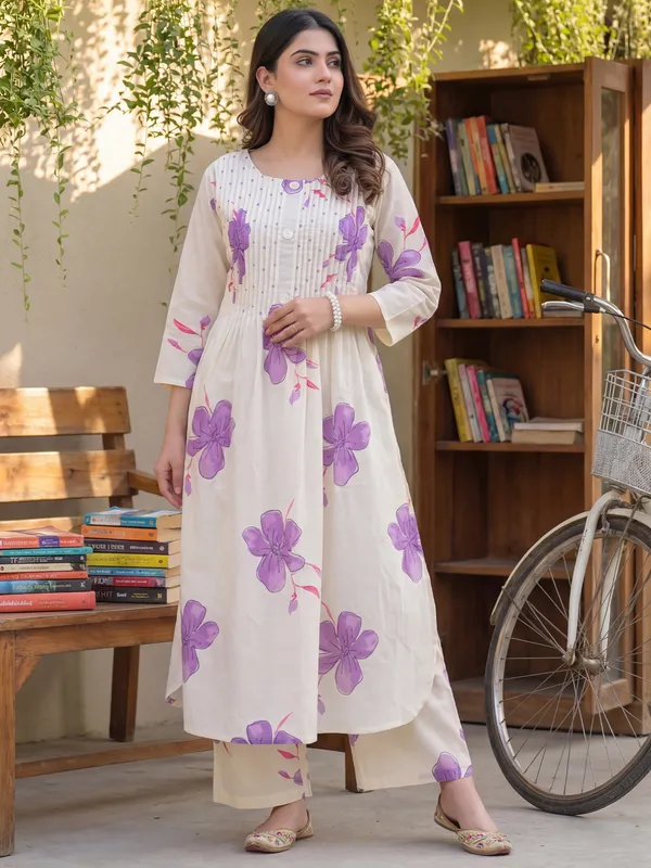 Off_White_Printed_Pure_Cotton_Kurta_Trouser_Set