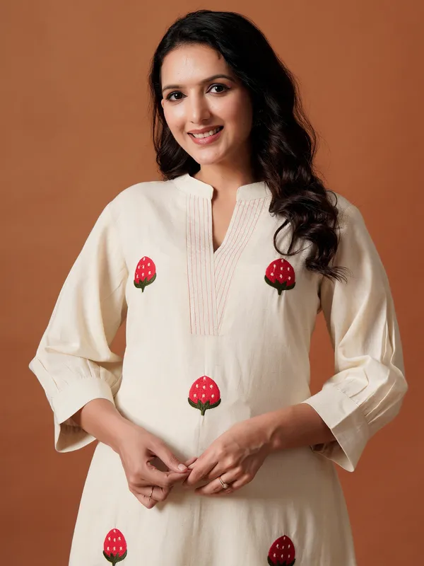 Off_White_Cotton_A-Line_Kurta_with_Palazzos