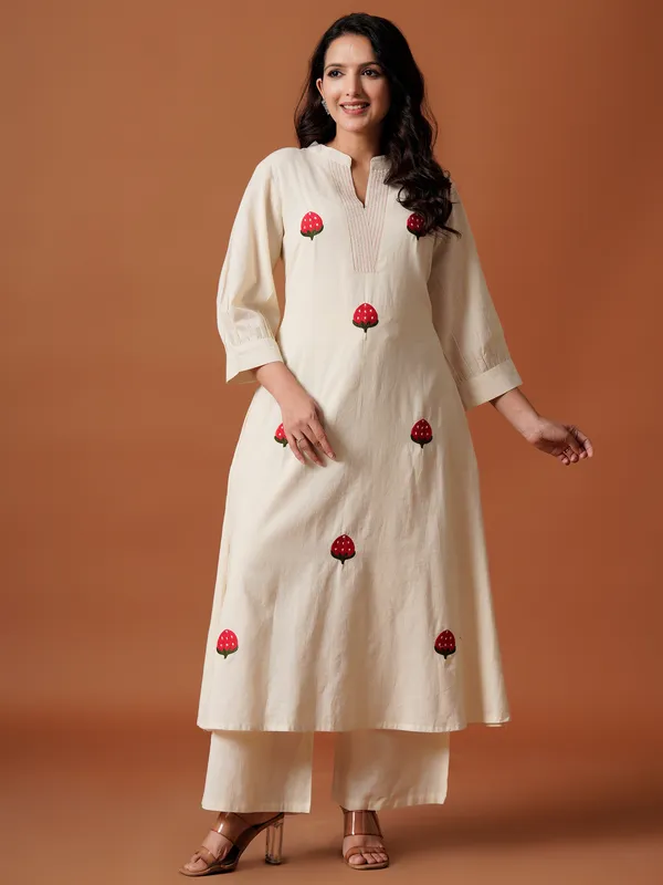 Off_White_Cotton_A-Line_Kurta_with_Palazzos