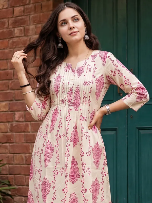 Off_White_Printed_Pure_Cotton_Kurta_Trouser_Set