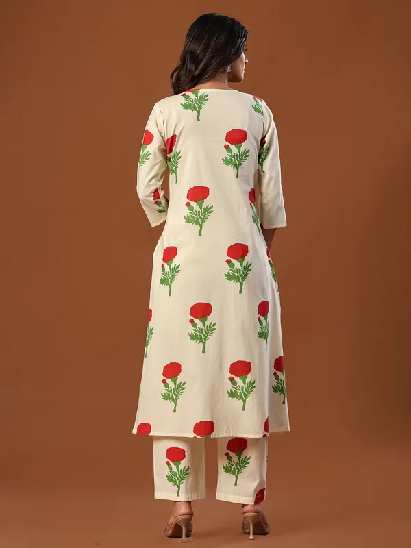 Off_White_Printed_Pure_Cotton_Kurta_Trouser_Set