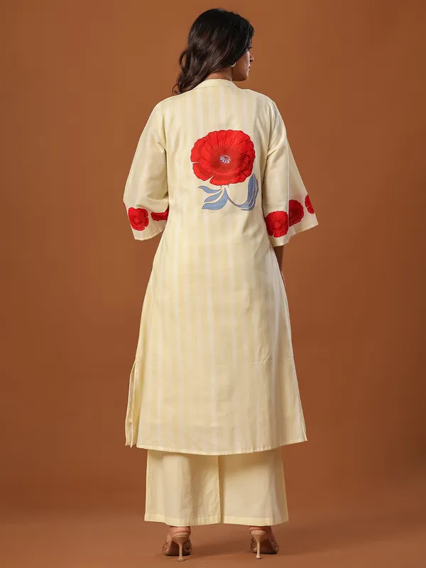 Off_White_Printed_Pure_Cotton_Kurta_Trouser_Set