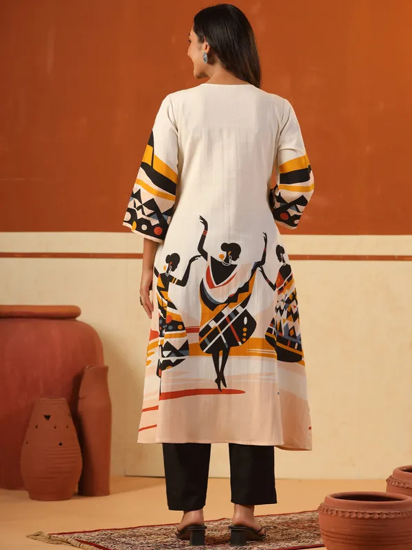 Off_White_Printed_Pure_Cotton_Kurta_Trouser_Set