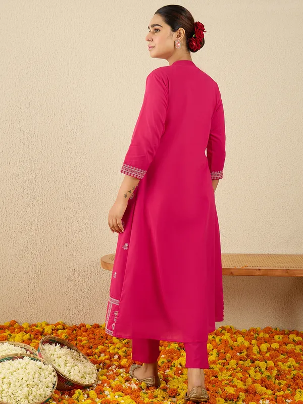 Pink_Printed_Pure_Cotton_Kurta_Trouser_Set