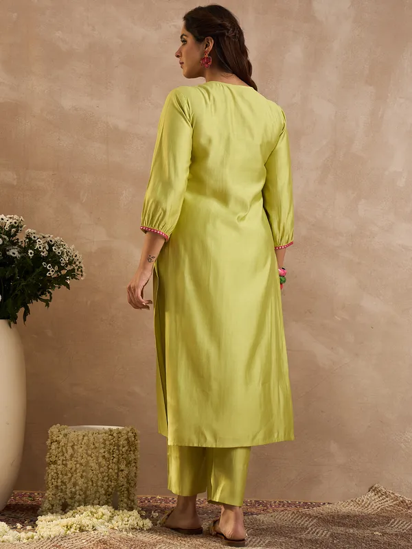 Olive_Embroidered_Liva_Kurta_Trouser_Set