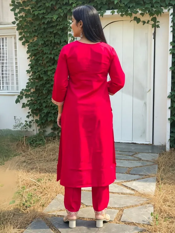 Red_Embroidered_Liva_Kurta_Trouser_Set