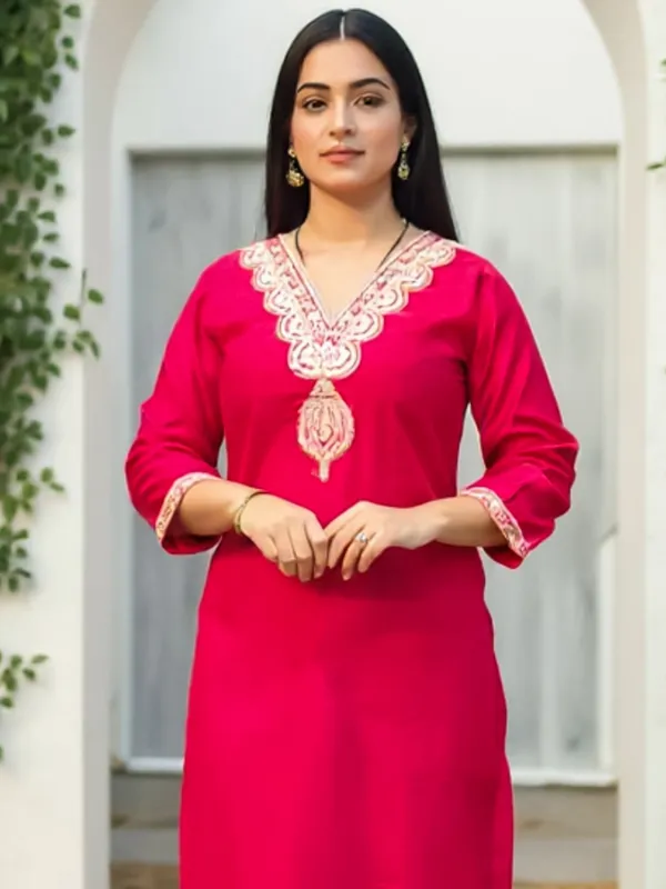 Red_Embroidered_Liva_Kurta_Trouser_Set