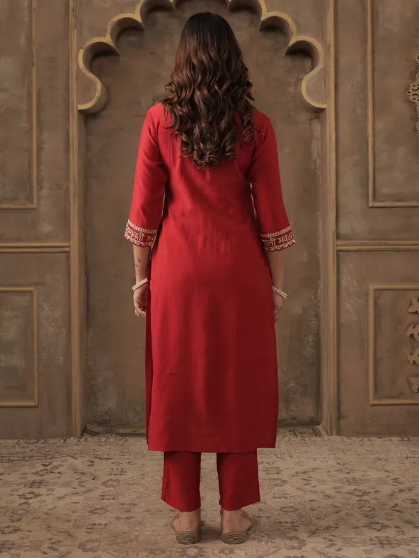 Red_Embroidered_Liva_Kurta_Trouser_Set