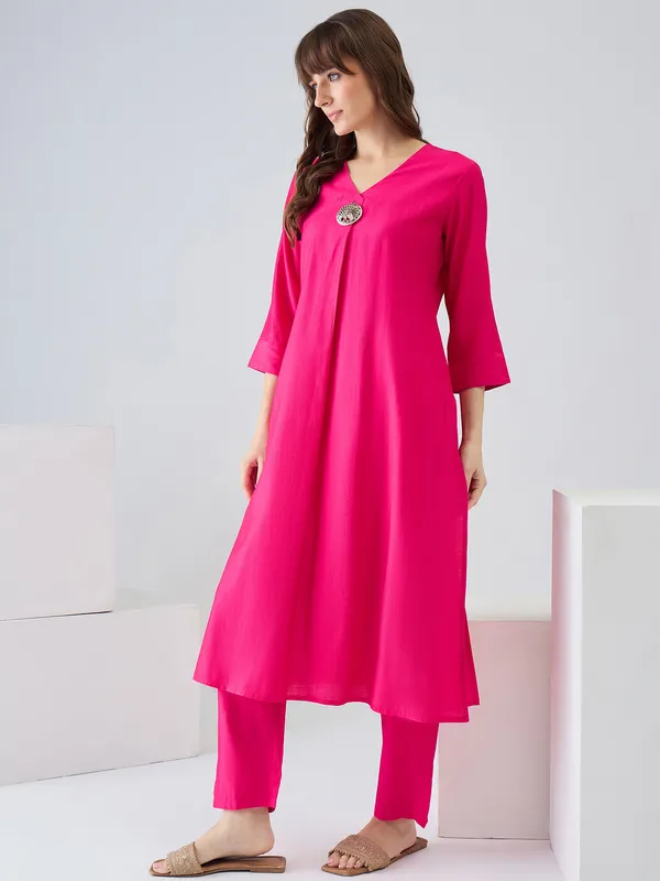 Pink_Printed_Liva_Kurta_Trouser_Set