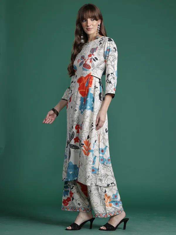 Multicolor_Printed_Viscose_Rayon_Kurta_Trouser_Set