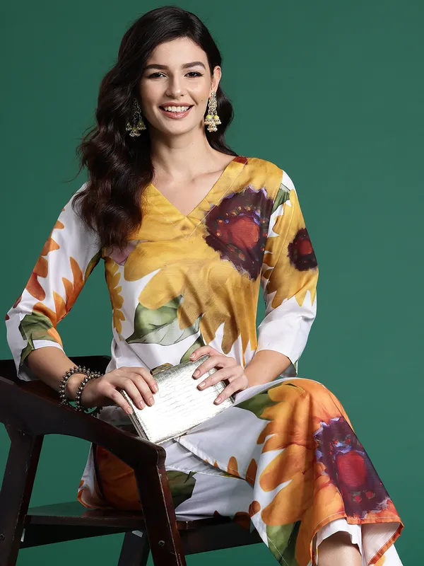 Off_White_Printed_Pure_Cotton_Kurta_Trouser_Set