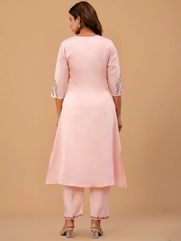 Pink_Embroidered_Silk_Kurta_Trouser_Set