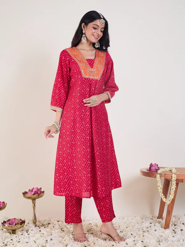 Pink_Embroidered_Silk_Kurta_Trouser_Set