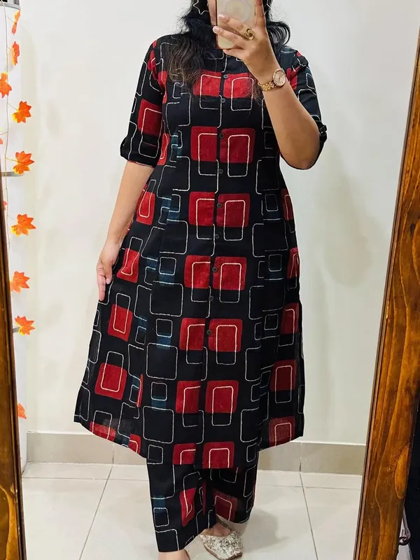 Women's_Premium_Printed_Pure_Cotton__Kurta_&_Trouser_Set