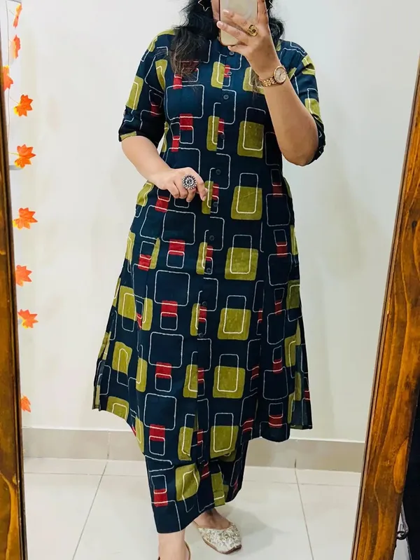 Women's_Premium_Printed_Pure_Cotton__Kurta_&_Trouser_Set
