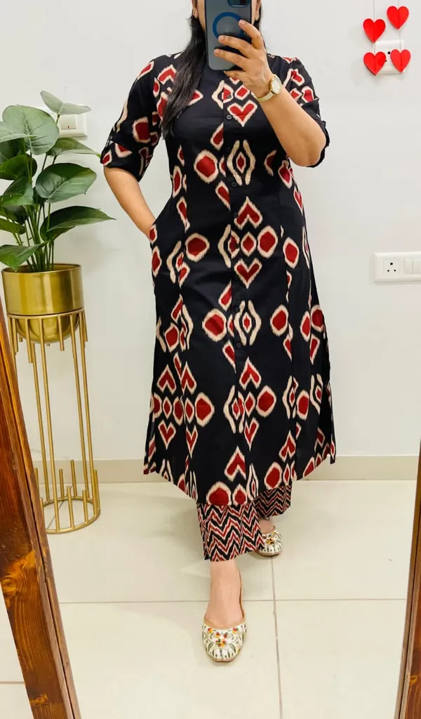 Women's_Premium_Printed_Pure_Cotton__Kurta_&_Trouser_Set